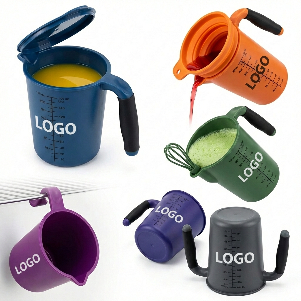 16 oz / 500 mL Graduated Measuring Pitcher with Non-Slip Grip