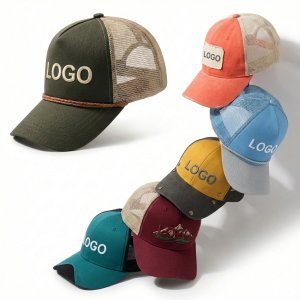 Designer Series Distressed & Embellished Mesh Trucker Caps
